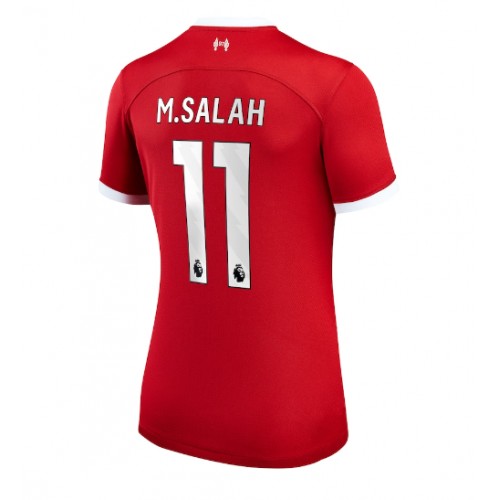 Ženski Nogometni dresi Liverpool Mohamed Salah #11 Domači 2023-24 Kratek Rokav